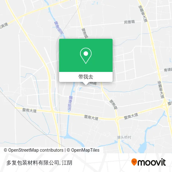 多复包装材料有限公司地图