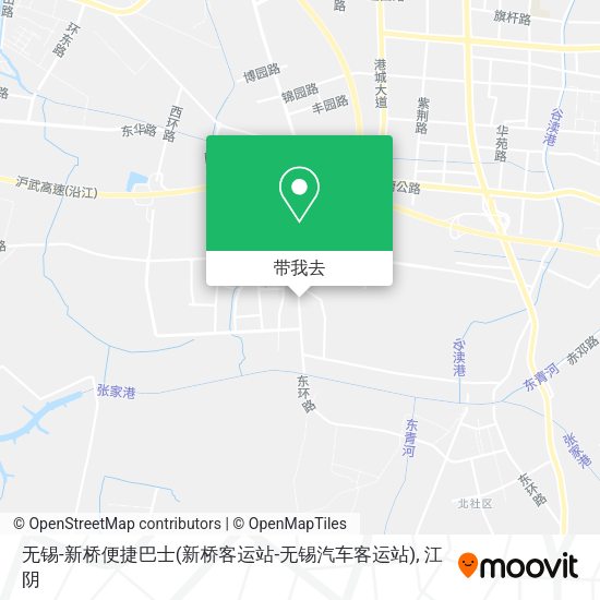 无锡-新桥便捷巴士(新桥客运站-无锡汽车客运站)地图