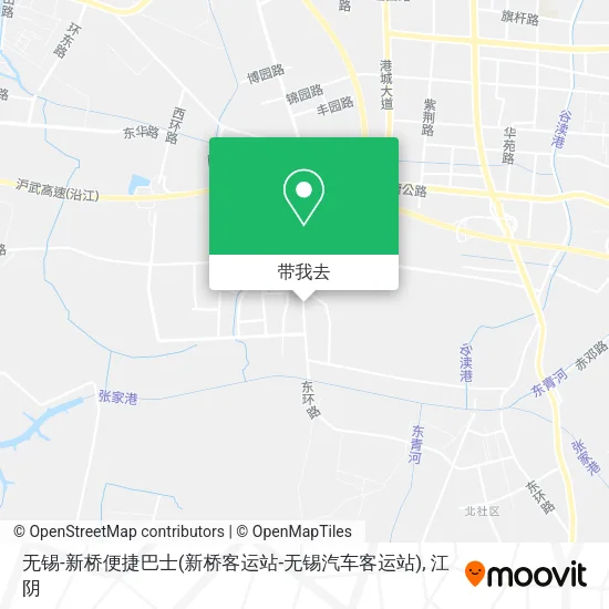 无锡-新桥便捷巴士(新桥客运站-无锡汽车客运站)地图