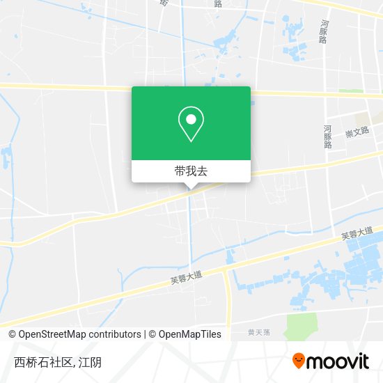 西桥石社区地图