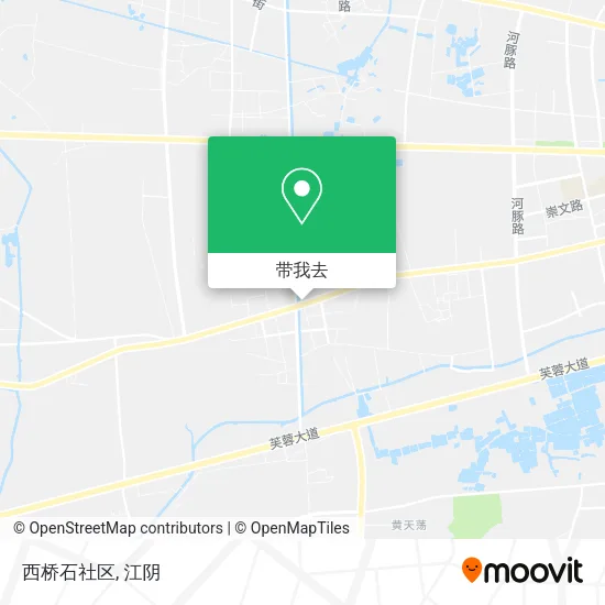 西桥石社区地图