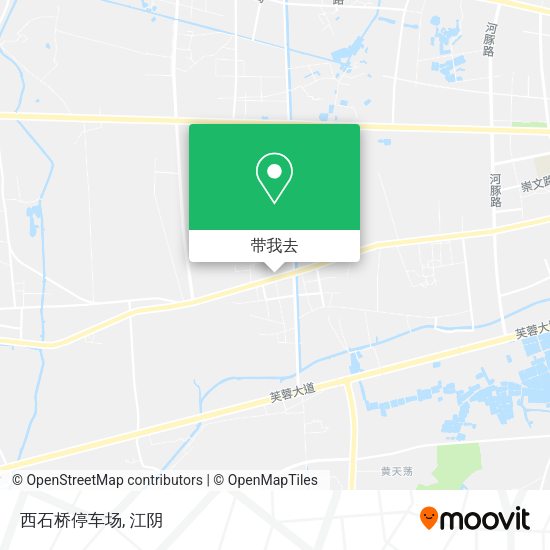 西石桥停车场地图