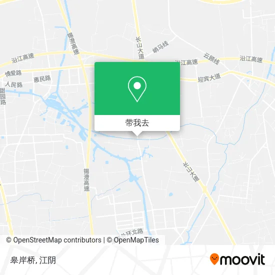 皋岸桥地图