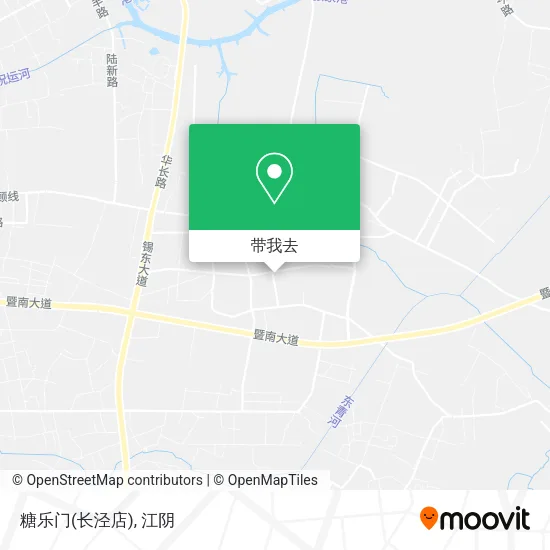 糖乐门(长泾店)地图