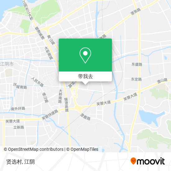 贤选村地图