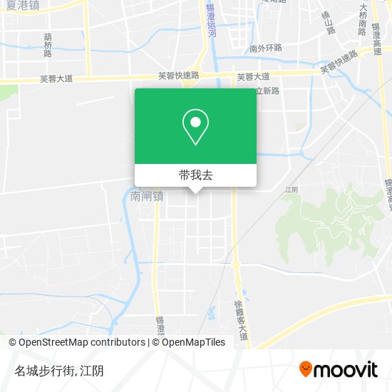名城步行街地图