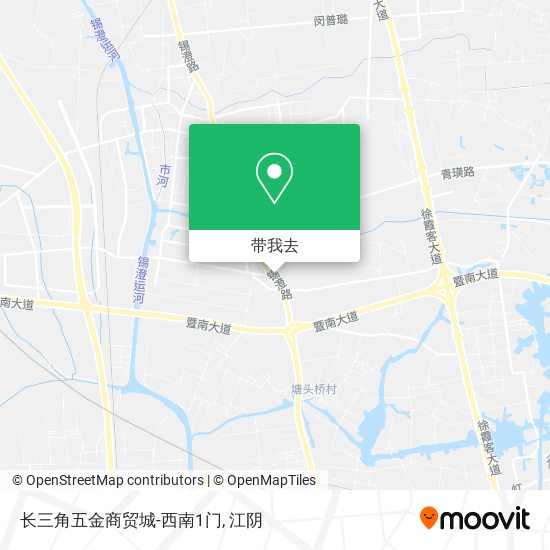 长三角五金商贸城-西南1门地图