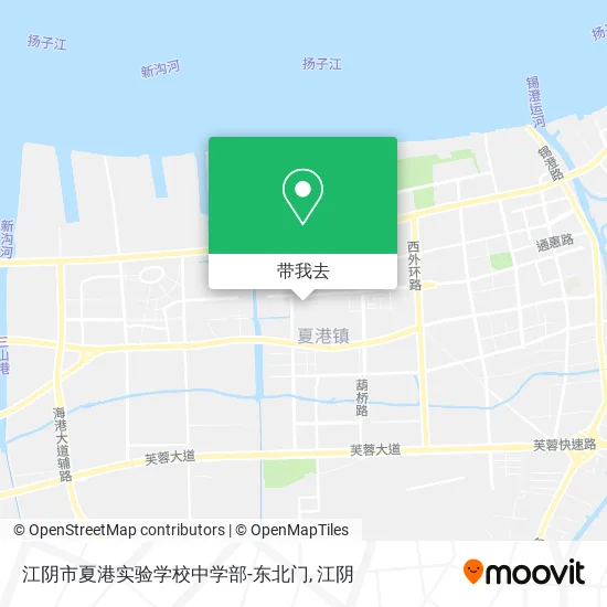 江阴市夏港实验学校中学部-东北门地图