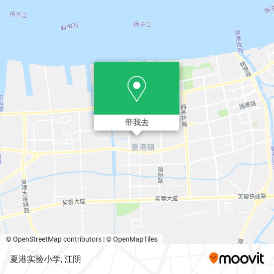 夏港实验小学地图