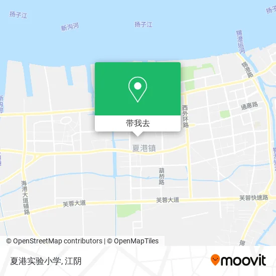 夏港实验小学地图