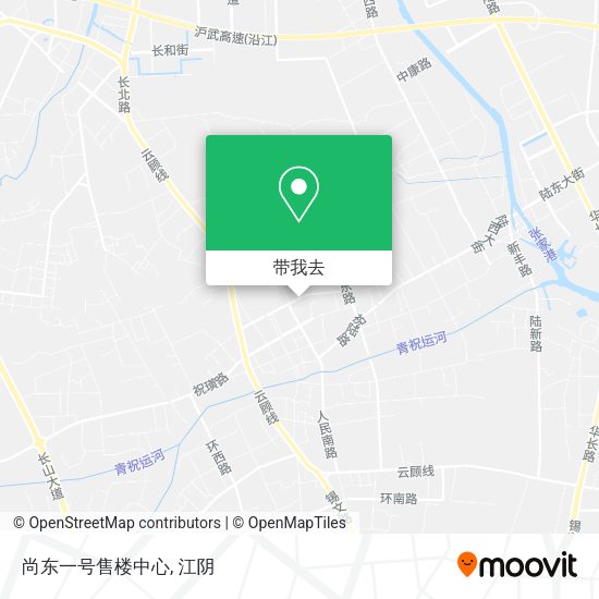 尚东一号售楼中心地图