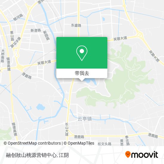 融创敔山桃源营销中心地图
