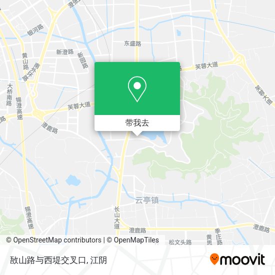 敔山路与西堤交叉口地图