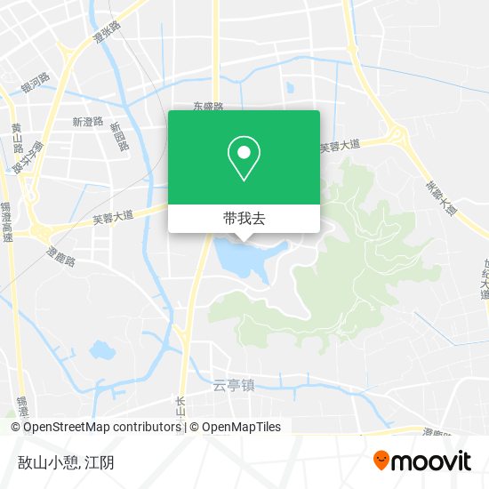 敔山小憩地图