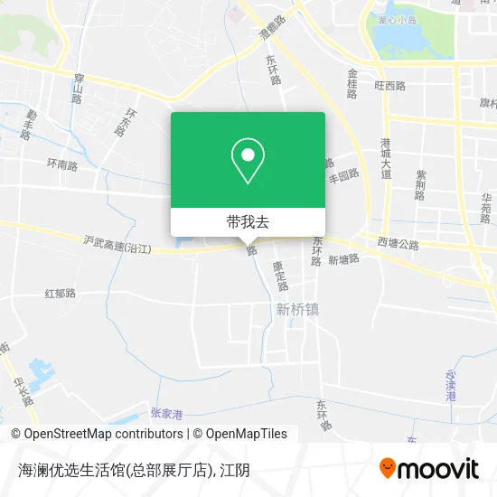 海澜优选生活馆(总部展厅店)地图