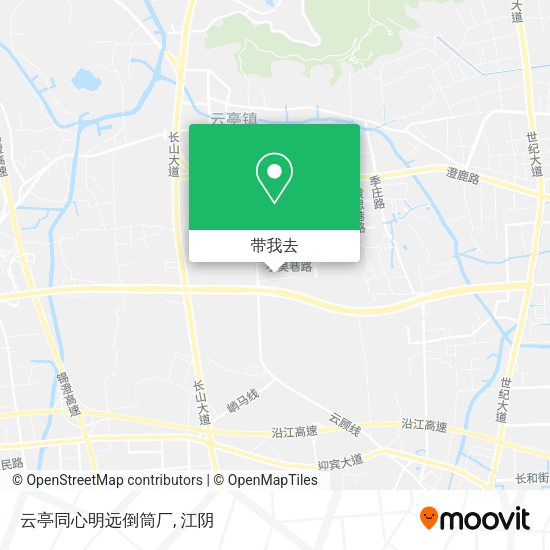 云亭同心明远倒筒厂地图