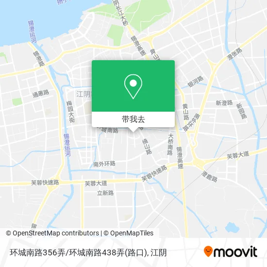 环城南路356弄/环城南路438弄(路口)地图