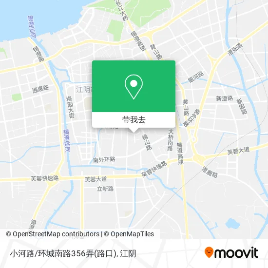 小河路/环城南路356弄(路口)地图