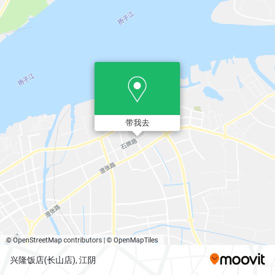 兴隆饭店(长山店)地图