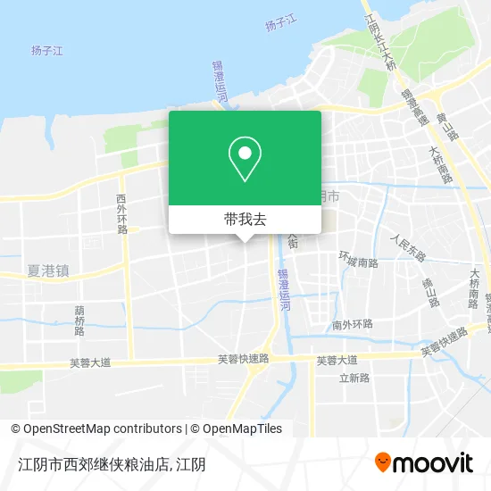 江阴市西郊继侠粮油店地图