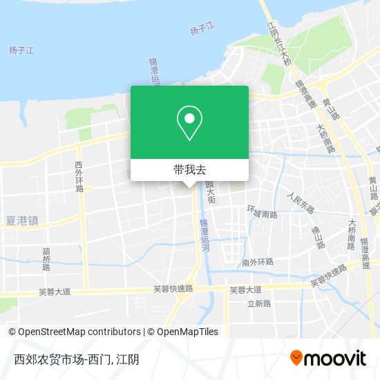 西郊农贸市场-西门地图