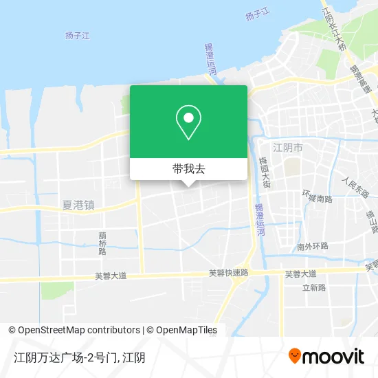 江阴万达广场-2号门地图