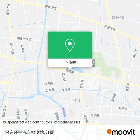 澄东环宇汽车检测站地图