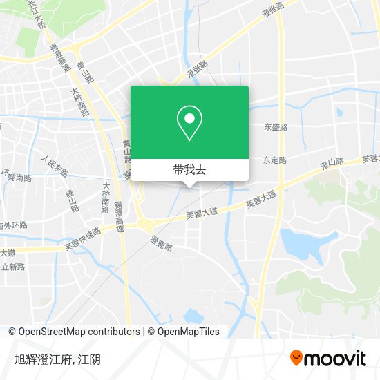 旭辉澄江府地图