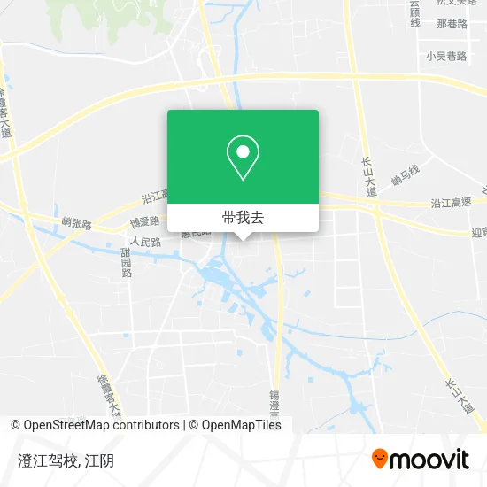 澄江驾校地图