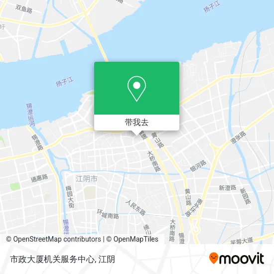 市政大厦机关服务中心地图