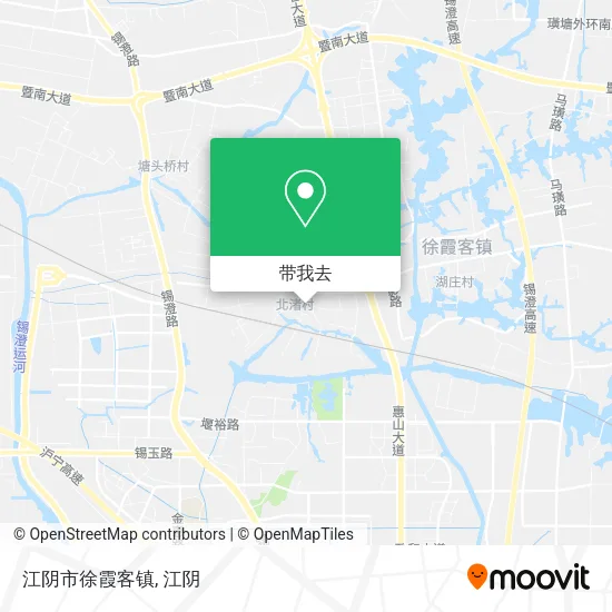 江阴市徐霞客镇地图
