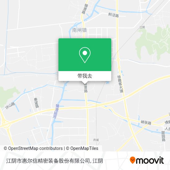 江阴市惠尔信精密装备股份有限公司地图