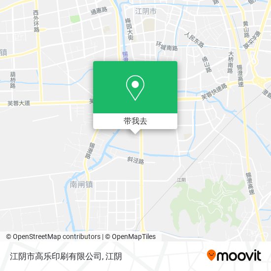 江阴市高乐印刷有限公司地图