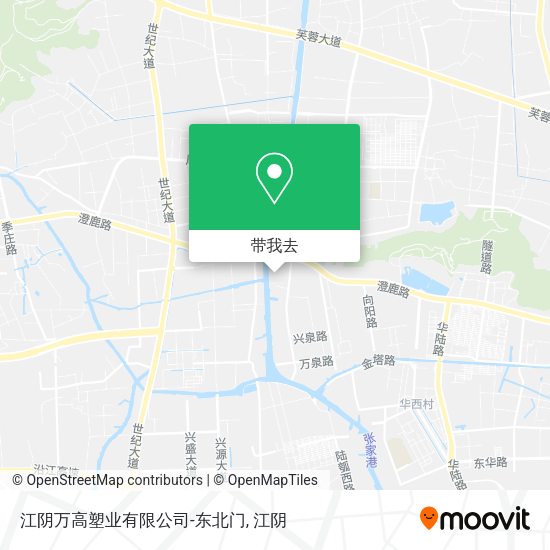江阴万高塑业有限公司-东北门地图