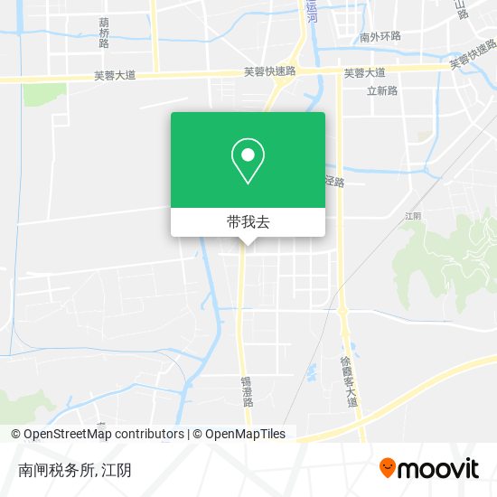 南闸税务所地图