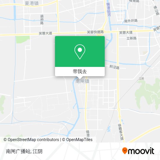 南闸广播站地图