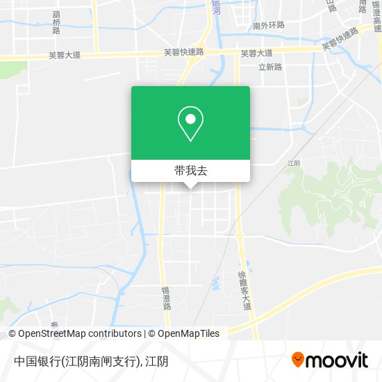 中国银行(江阴南闸支行)地图