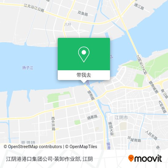 江阴港港口集团公司-装卸作业部地图