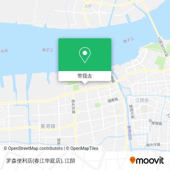罗森便利店(春江华庭店)地图