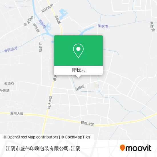 江阴市盛伟印刷包装有限公司地图