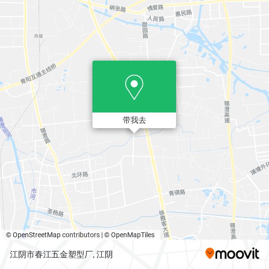 江阴市春江五金塑型厂地图