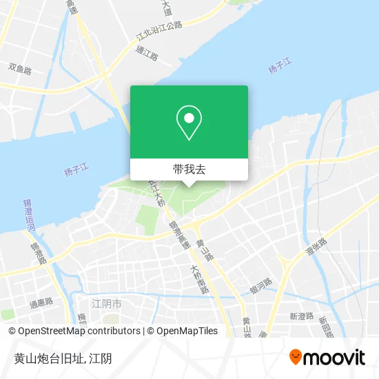 黄山炮台旧址地图