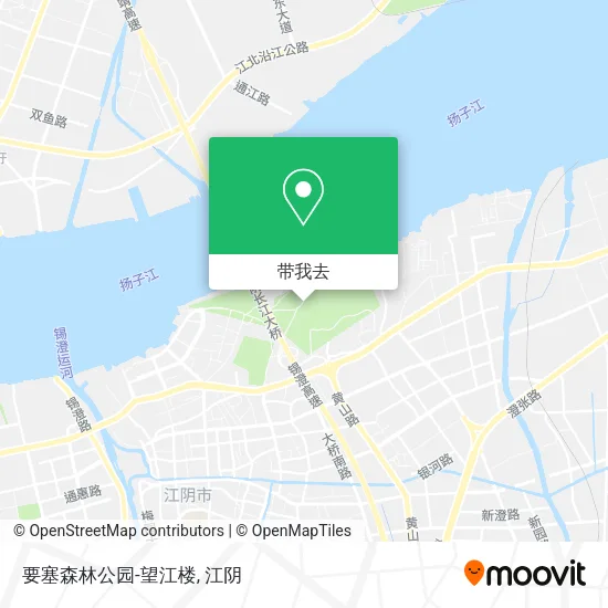 要塞森林公园-望江楼地图