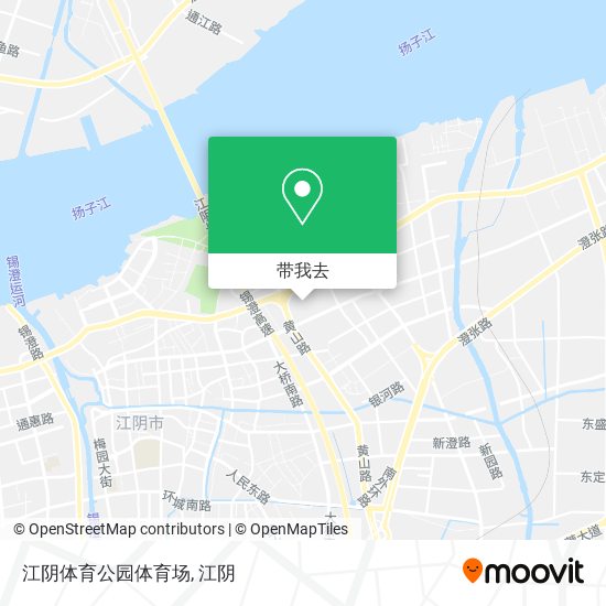 江阴体育公园体育场地图