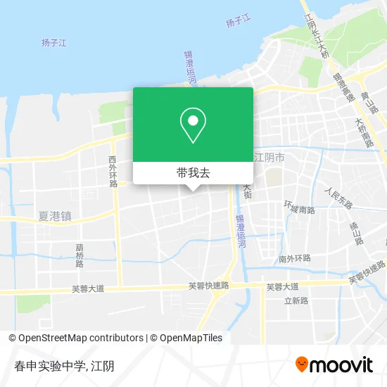 春申实验中学地图