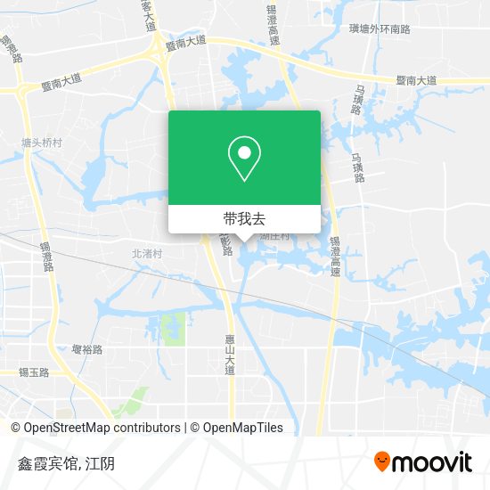 鑫霞宾馆地图