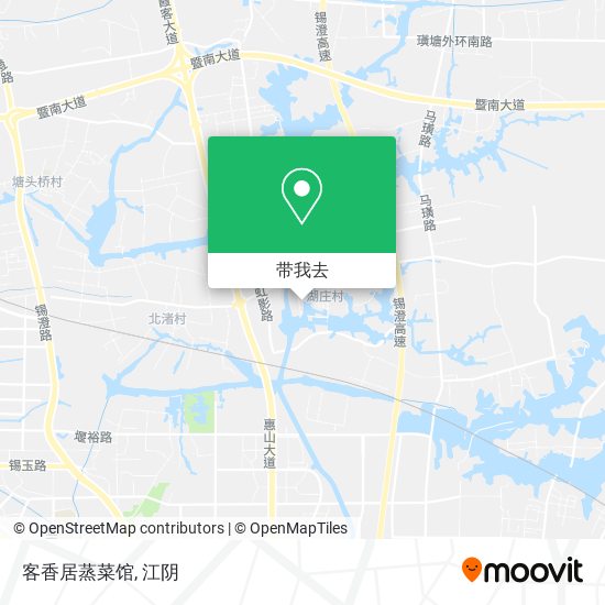 客香居蒸菜馆地图