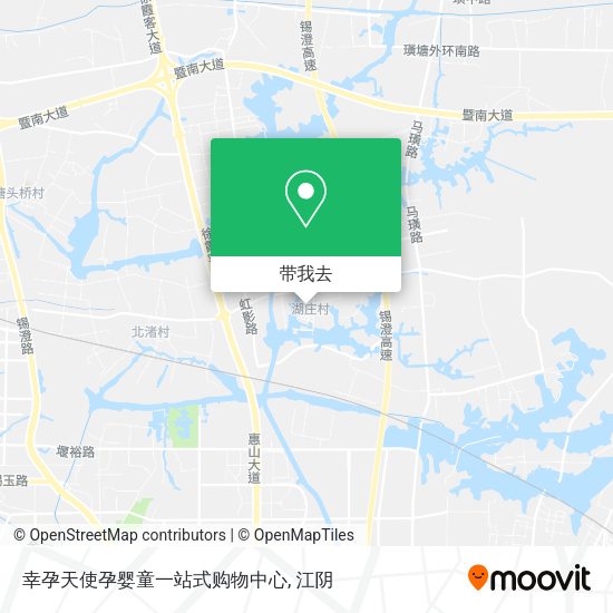 幸孕天使孕婴童一站式购物中心地图