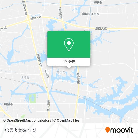 徐霞客宾馆地图