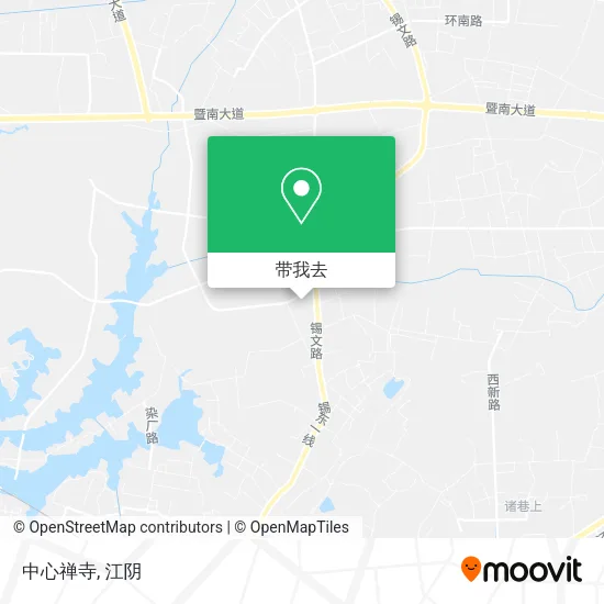 中心禅寺地图
